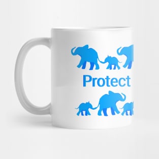 Elephants: Protect Our Planet Mug